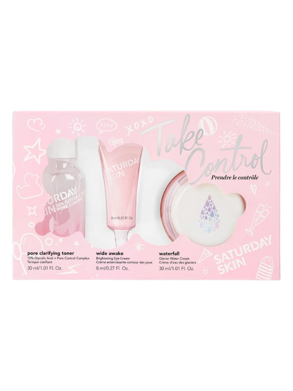 NIB Saturday Skin Take Control Set